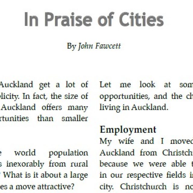 In Praise of Cities